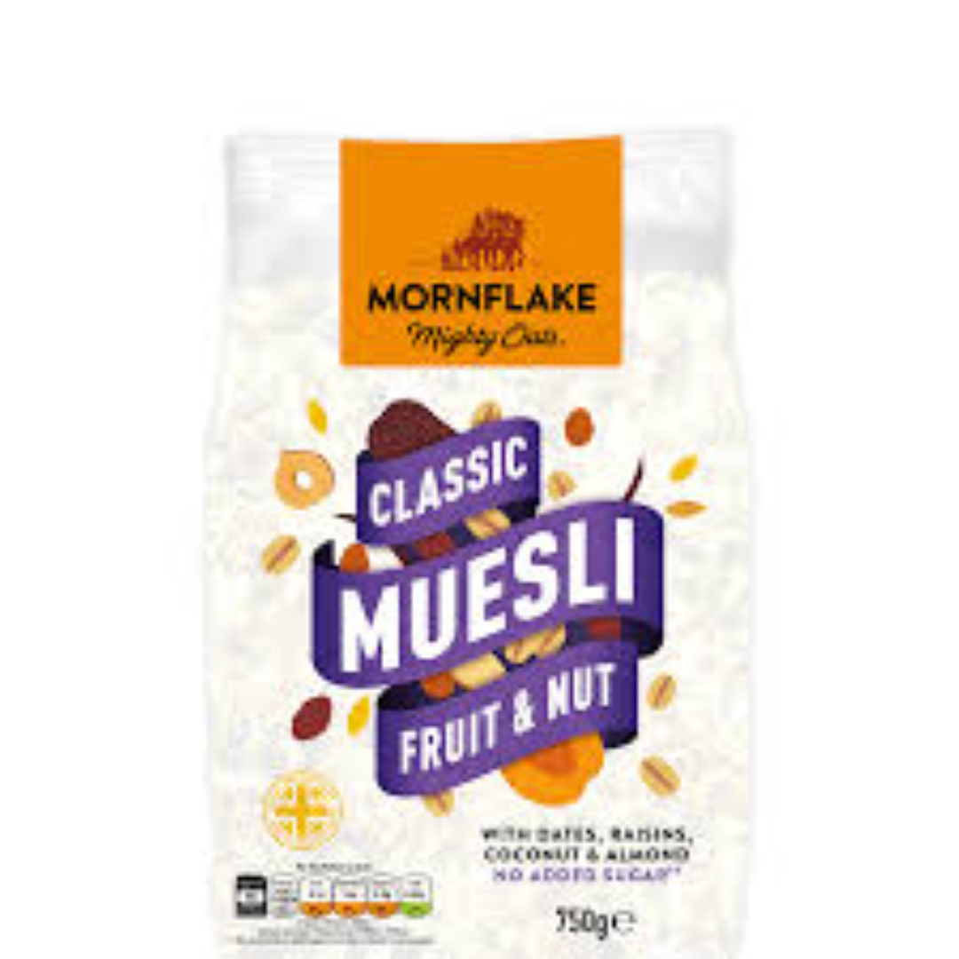 MORNFLAKE MUESLI FRUIT & NUT 750G